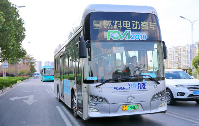 中国　FCVバス